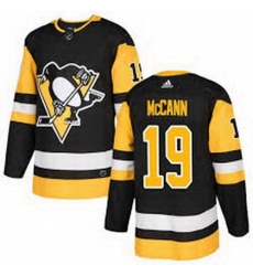 Penguins 19 Jared McCann Black Stitched Adidas NHL Jersey