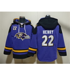 Men Baltimore Ravens 22 Derrick Henry Ageless Must Have Lace Up Pullover Hoodie Men Baltimore Ravens 22 Derrick Henry Ageless Must Have Lace Up Pullover Hoodie