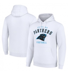 Men Carolina Panthers White Pullover Hoodie
