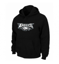 NFL Mens Nike Philadelphia Eagles Authentic Logo Pullover Hoodie Black