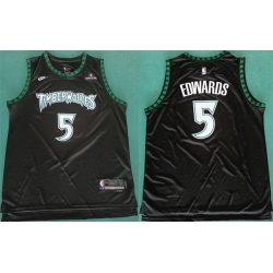 Men Minnesota Timberwolves 5 Anthony Edwards 5 Anthony Edwards Anthony Edwards Black 2025 Classic Edition Stitched jersey