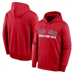 Men Boston Red Sox Red 2025 Postseason Collection Therma Fleece Hoodie