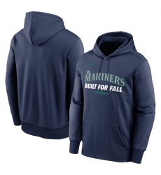 Men Seattle Mariners Navy 2025 Postseason Collection Therma Hoodie Men Seattle Mariners Navy 2025 Postseason Collection Therma Hoodie