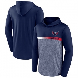 Men Washington Capitals Black Podium Defender Pullover Hoodie