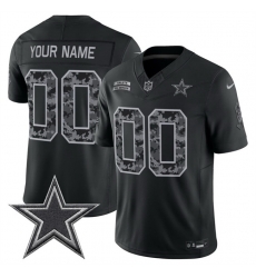 Men Dallas Cowboys Active Player Custom Black F U S E 2026 Salute to Service Limited Stitched Football Jersey Men Dallas Cowboys Active Player Custom Black F U S E 2026 Salute to Service Limited Stitched Football Jersey