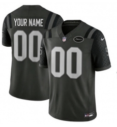Men Nike Custom Green New York Jets Rivalries Collection Stitched Limited Jersey