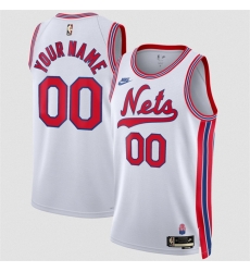 Men Brooklyn Nets Active Player Custom White 2026 27Classic Edition Stitched Basketball Jersey