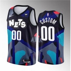 Men Women youth Brooklyn Nets Active Player Custom Black 2023 24 City Edition Stitched Basketball Jersey