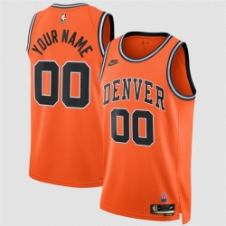 Men Denver Nuggets Active Player Custom Orange 2026 27Classic Edition Stitched Basketball Jersey