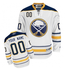 Men Women Youth Toddler White Jersey - Customized Adidas Buffalo Sabres Away  II