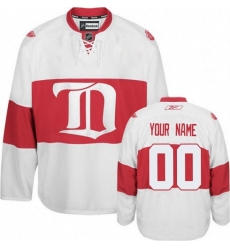 Men Women Youth Toddler White Jersey - Customized Reebok Detroit Red Wings Third Winter Classic