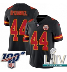 2020 Super Bowl LIV Youth Nike Kansas City Chiefs #44 Dorian O'Daniel Limited Black Rush Vapor Untouchable NFL Jersey