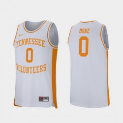 Men Tennessee Volunteers Jordan Bone White Retro Performance College Basketball Jersey