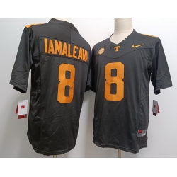 Men Tennessee Volunteers Nico Iamaleava #8 Black F U S E Stitched NCAA Football Jersey