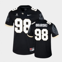 Men Ucf Knights Daniel Obarski College Football Black Game Jersey