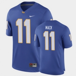 Men Pitt Panthers Taysir Mack Game Royal Football Jersey