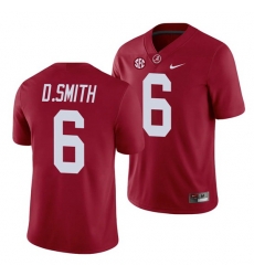 Alabama Crimson Tide DeVonta Smith Game Crimson College Football Jersey