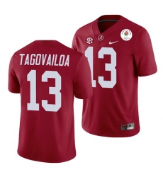 Alabama Crimson Tide Tua Tagovailoa Crimson 2021 Rose Bowl College Football Jersey