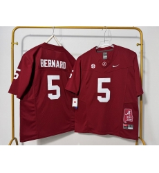 Men Alabama Crimson Tide 5 Germie Bernard Maroon F U S E Stitched Jersey