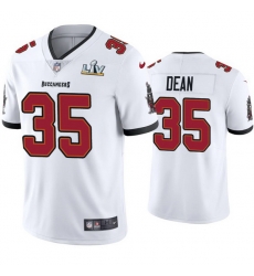 Men Jamel Dean Buccaneers White Super Bowl Lv Vapor Limited Jersey