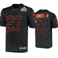 Men Ronald Jones Ii Tampa Bay Buccaneers Black Super Bowl Lv Jersey