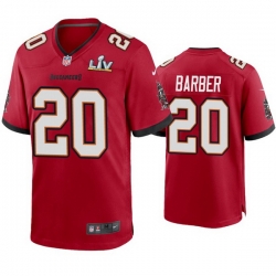 Men Ronde Barber Buccaneers Red Super Bowl Lv Game Jersey