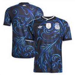 Youth 0 Blank Argentina National Team adidas 2026 Away Replica Jersey Black 1