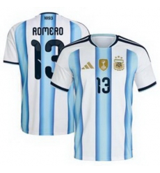 Men 13 Cristian Romero Argentina National Team World Cup  1