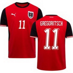 Youth 11 Austria Michael Gregoritsch World Cup Away Replica Jersey  1