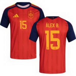 Youth 15 Spain Alex Baena World Cup 2026 Away Replica Jersey   1