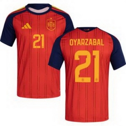 Youth 21 Spain Mikel Oyarzabal World Cup 2026 Away Replica Jersey   1