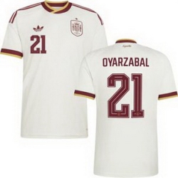 Youth 21 Spain Mikel Oyarzabal World Cup 2026 Away Replica Jersey   2