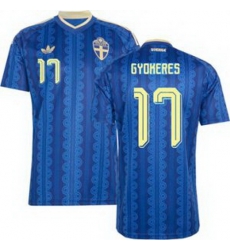 Youth 17 Sweden Viktor Gyokeres World Cup Replica Jersey 2 Youth 17 Sweden Viktor Gyokeres World Cup Replica Jersey 2