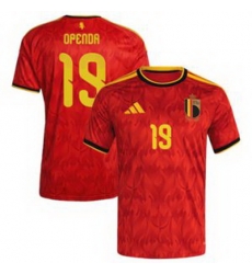 Men 19Lois Openda Belgium Jersey 1 Men 19Lois Openda Belgium Jersey 1