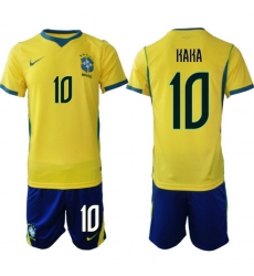 Men Brazil 2026 FIFA World Cup Yellow Home Soccer Jersey KAKA #10 Men Brazil 2026 FIFA World Cup Yellow Home Soccer Jersey KAKA #10