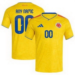 Men 00 Custom Colombia National Team Home  1