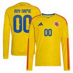 Men 00 Custom Colombia National Team Home  2