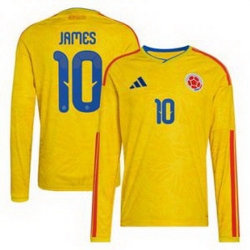 Men 10 James Rodriguez Colombia National Team Home  2