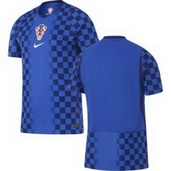 Men 0 Croatia Blank Away Replica World Cup  2