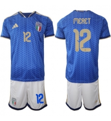 Italy 2026 FIFA World Cup Soccer Jersey Blue #12 MERET