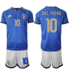 Italy Home Blue Soccer Jersey 0008 Italy Home Blue Soccer Jersey 0008