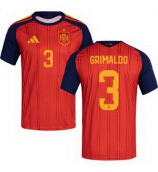Men 3 Spain Alejandro Grimaldo World Cup 2026 Away Replica Jersey   1