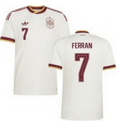 Men 7 Spain Ferran Torres World Cup 2026 Away Replica Jersey   2