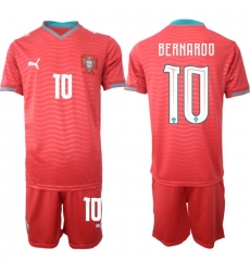 Portugal 2026 FIFA World Cup Soccer Jersey Red #10 BERNARDO