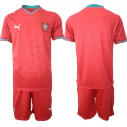 Portugal 2026 FIFA World Cup Soccer Jersey Red BLANK