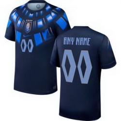 Men 00 Uruguay Blank Away Replica Jersey World   2