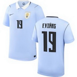 Men 19 Uruguay Federico Vinas Away Replica Jersey World   1