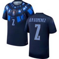 Men 2 Uruguay Jose Maria Gimenez Away Replica Jersey World   2