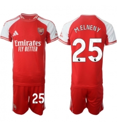 Men Arsenal 2026 Soccer Jerseys Red #25 MELENEY Men Arsenal 2026 Soccer Jerseys Red #25 MELENEY