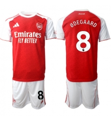 Men Arsenal 2026 Soccer Jerseys Red White #8 ODEGAARD Men Arsenal 2026 Soccer Jerseys Red White #8 ODEGAARD